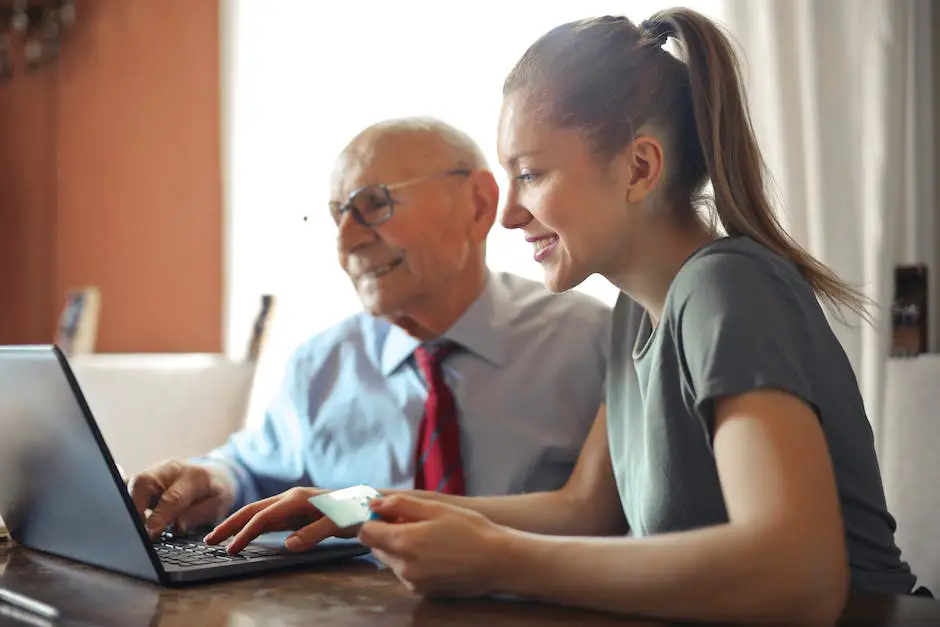 ChatGPT Augmenting Website Accessibility - Illustration showing a person with a visual impairment interacting with a website using ChatGPT in a conversational manner.