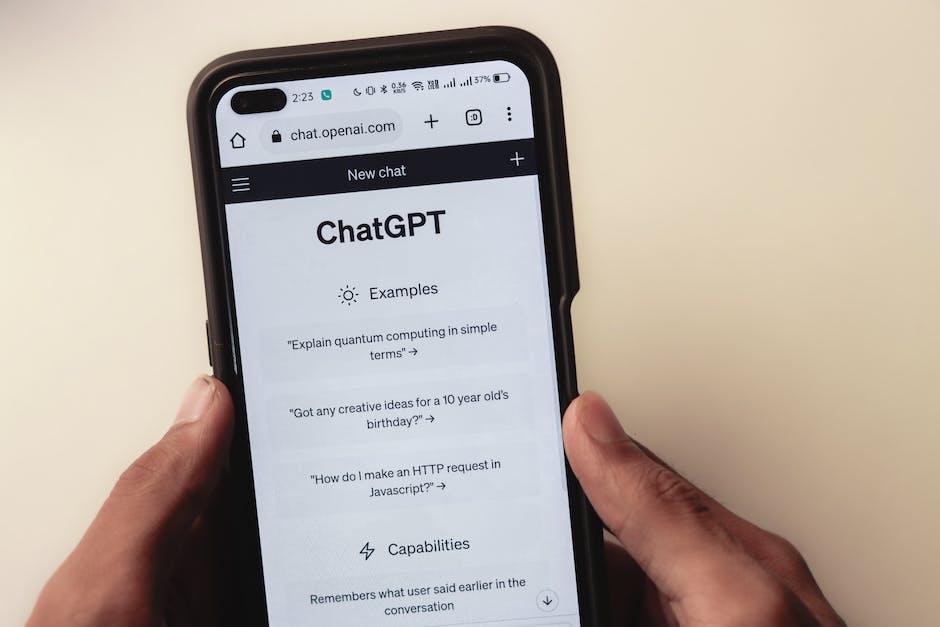 An image of a person interacting with a chatbot, representing the use of ChatGPT in various sectors.