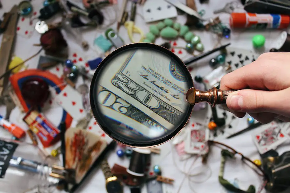 Image representing the significance of a content audit, showing a magnifying glass examining website content