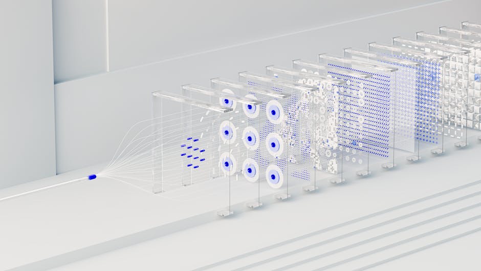 A visual representation of Ezoic's AI-driven ad optimization process, showing how machine learning algorithms analyze user behavior and ad performance to serve personalized, engaging ads