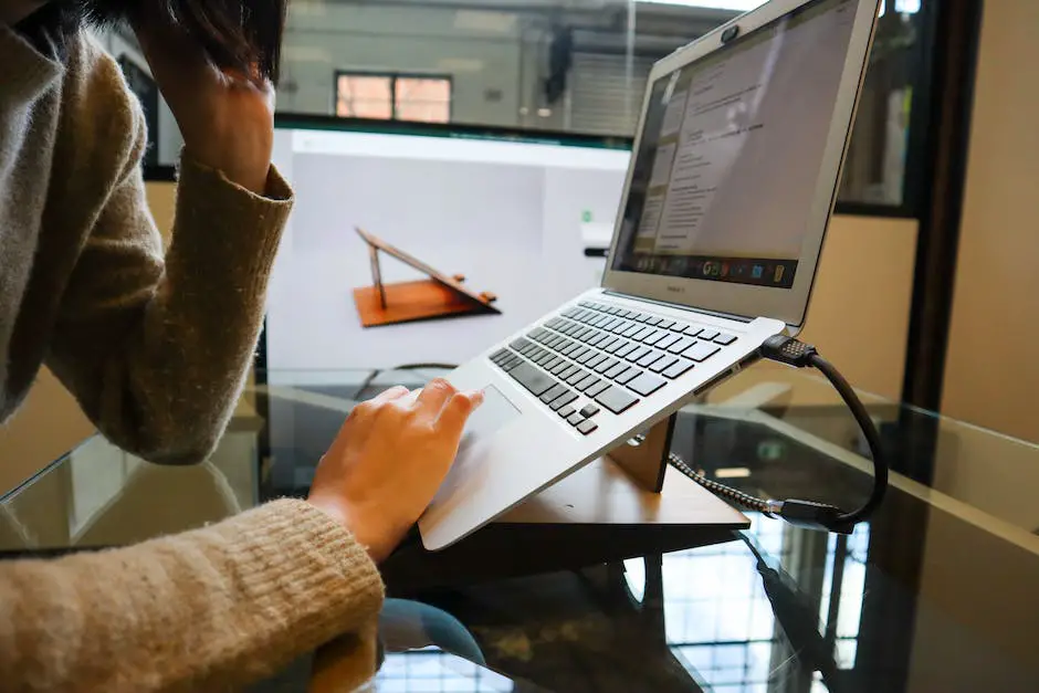 An image showing a person doing keyword research on a computer