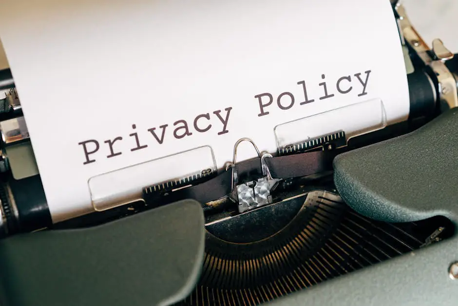 A person ensuring legal compliance for a website, focusing on privacy policies and data protection