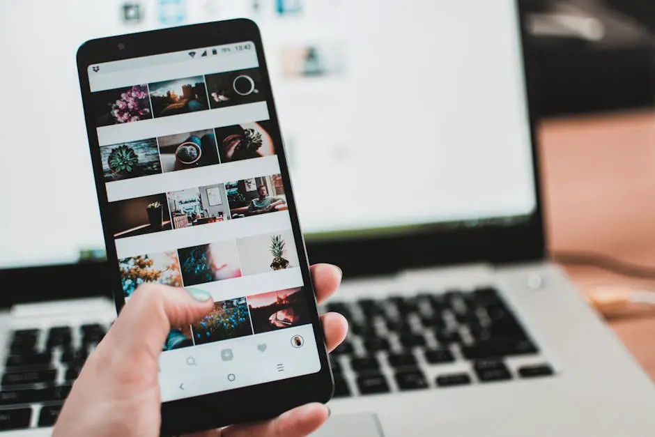 A social media manager scheduling and promoting content across various social platforms